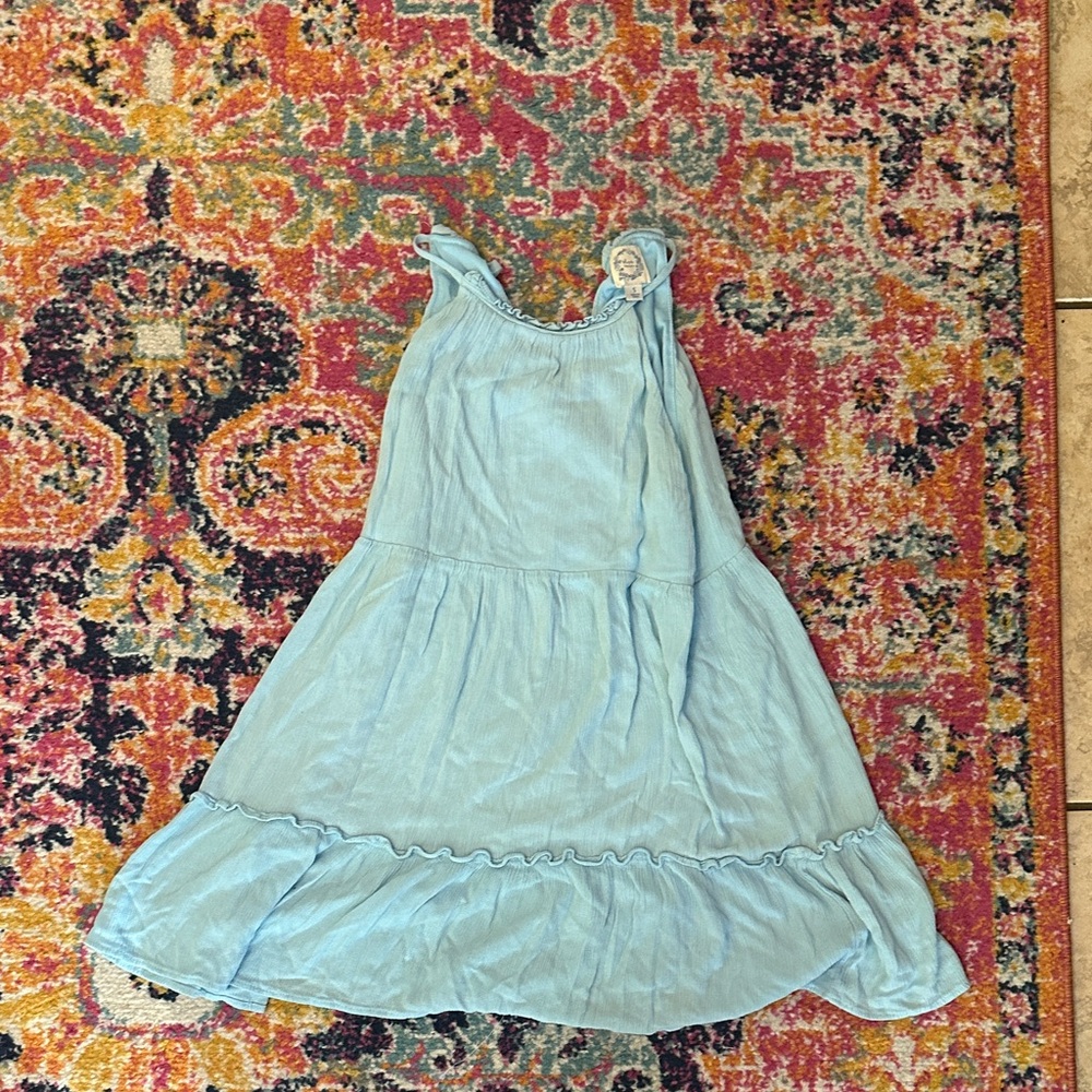 Blue Rain Light Blue Casual Dress